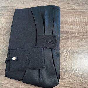 Yves Saint Laurent Black Parfums promotional cosmetic pouch